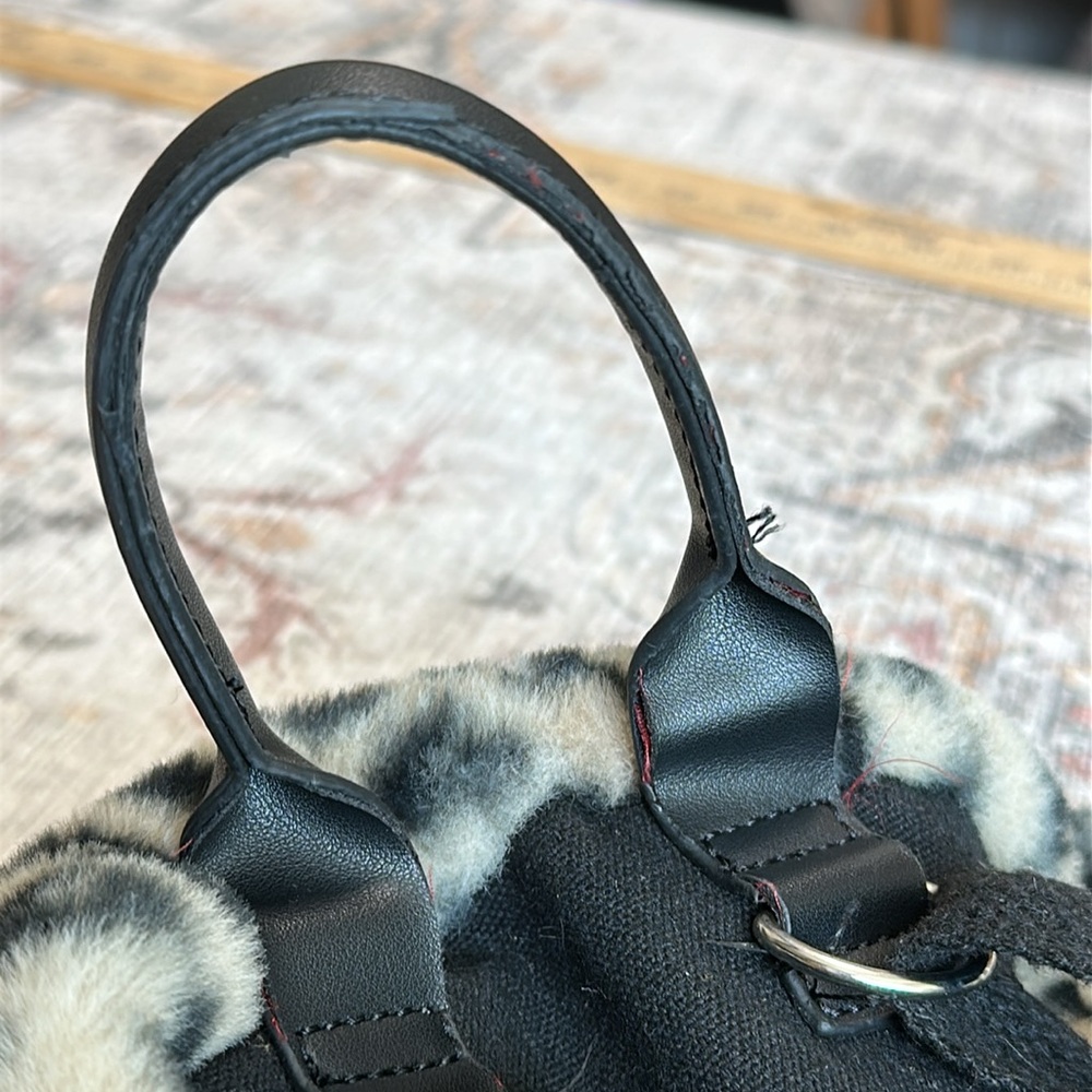 Faux Fur Mini Backpack - Picture 8 of 8